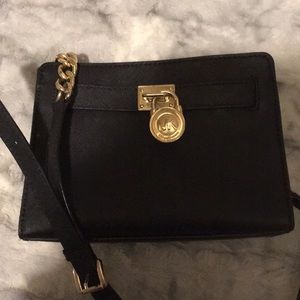 Michael Kors Hamilton Lock Saffiano Crossbody Bag